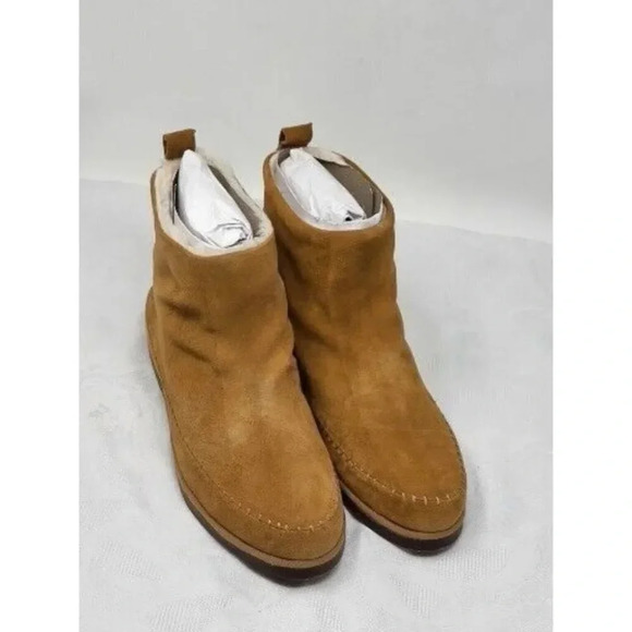 Steve Madden Womens Tommy Tan Sued Ankle Boots US 10 M - Picture 1 of 9